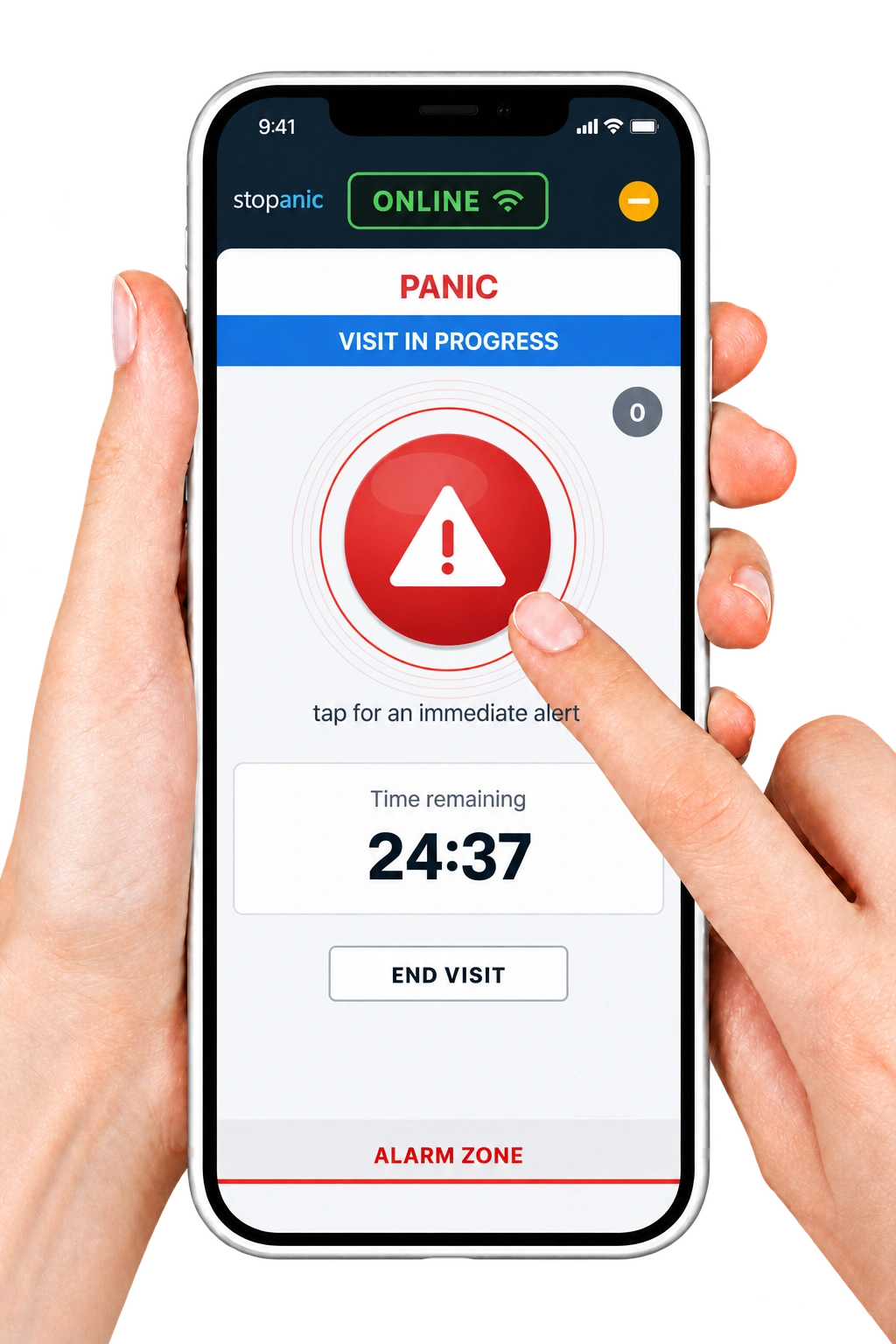 stopanic Home Care — Visit in progress