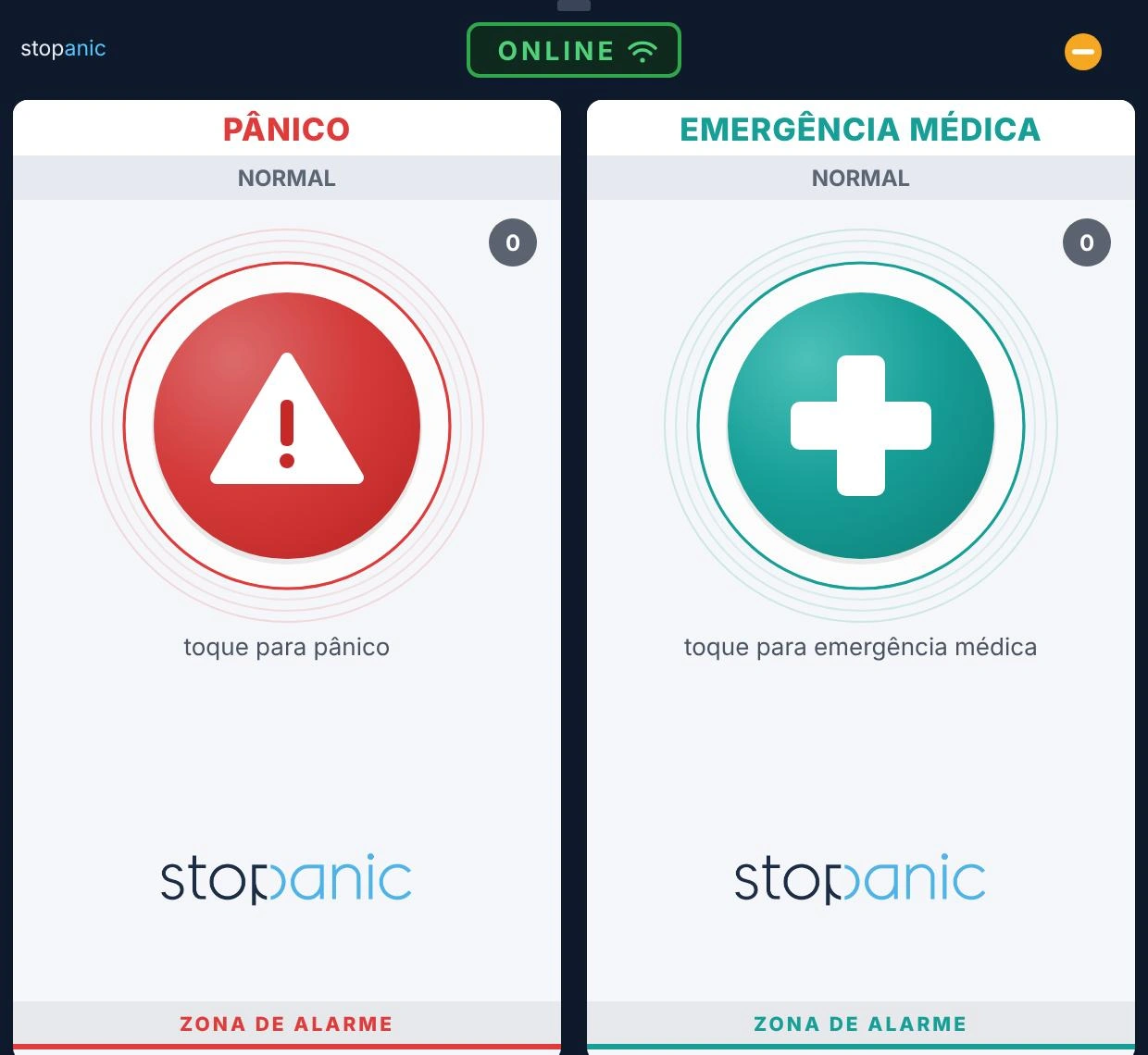 Pop-up stopanic: pânico e emergência médica